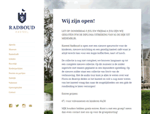 Tablet Screenshot of kasteelradboud.nl